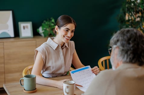An Executive Assistant discussing how to be more strategic with a colleague