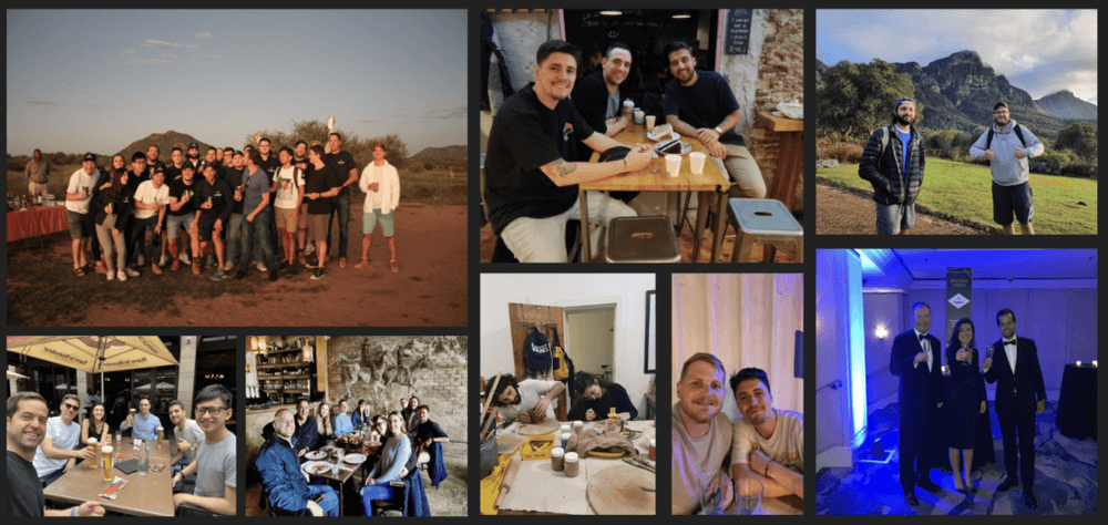 Casual encounters and yearly in-person meeting